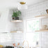 Modern Semi Flush Ceiling Lights Opal Glass Drum Shade